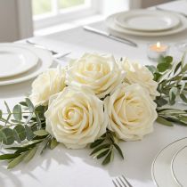 Artikel Foam Rosen Creme Ø15cm 4St