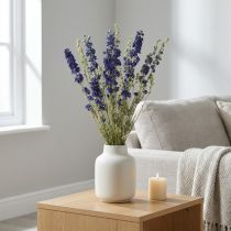 Artikel Getrocknetes Delphinium, Trockenfloristik, Rittersporn Blau L64cm 25g