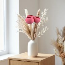 Artikel Trockenblumen Deko Bell Cups am Stiel Pink 42cm 3 St