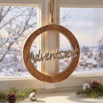 Artikel Hängedeko Fenster Weihnachtsdeko Holz Adventszeit 20,5cm