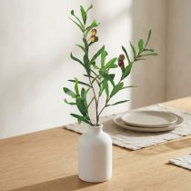 Artikel Olivenzweig künstlich Oliven Deko Zweig 45cm