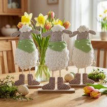 Artikel Osterdeko Schaf Tischdeko Ostern Deko Figuren 37cm 3 St