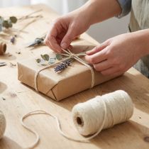 Artikel Juteband Jutekordel Dekoband Jute Creme Ø3mm 200m