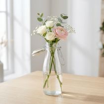 Artikel Flaschen Deko Glas mit Verschluss Klar Ø7cm 20,5cm