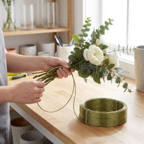 Artikel Aluminiumdraht Olive 2mm 500g - Flexibel und Formbar für DIY Projekte, Basteln und Floristik