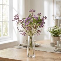 Artikel Kunstblumenstrauß Seidenblumen Lila Deko 51cm