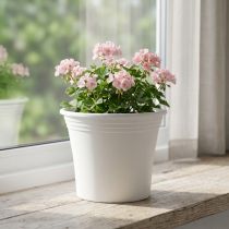 Artikel Plastik Topf „Irys“ Weiß Ø25cm H21cm 1 St