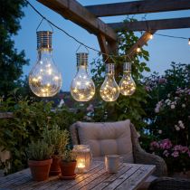 Artikel Gartendeko Solar LED Lampe Warmweiß 5er Set Glühbirnen Retro Chic