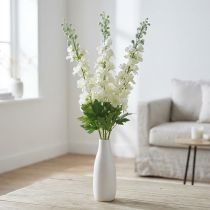 Artikel Delphinium Weiß Künstlicher Rittersporn Seidenblumen Kunstblumen 3St