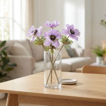 Artikel Anemone Kunstblumen Flieder Windröschen Elegant Deko 4er Set