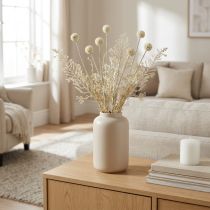 Trockengräser künstlich Pampasgras Creme Beige H60cm