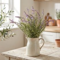 Artikel Lavendelstrauß künstlich 40cm 3St - Dekoration lila Blüten