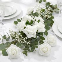 Artikel Foam Rose Ø 3,5cm weiß 48St