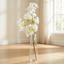 Artikel Künstlicher Fliederzweig Weiß 95cm Dekoblume Floristen Events