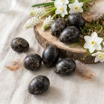 Artikel Wachtelei Deko Schwarz Leer 3cm Frühlingsdeko Naturdeko 50 St