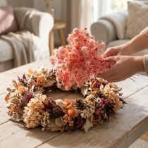 Artikel Distel Deko-Zweig Altrosa Trockenblumen 100g - Ideal für DIY Dekoration & Kränze