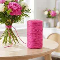 Artikel Juteband Kordel Jute Dekoband Jute Fuchsia Ø4mm 100m
