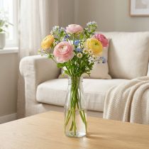 Artikel Glasflasche Vase Deko Ø8cm 22cm Dekoration Glasflasche Tischdeko