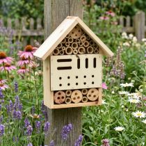 Artikel Insektenhotel Holz Tanne Insektenhaus Natur H23,5cm