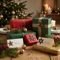 Artikel Deko Holz Sterne Lila Weihnachtssterne selbstklebend 4cm Mix 36St