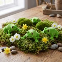 Artikel Frosch Dekofigur Grün Tischdeko Deko Schaufenster 7,5cm 9St