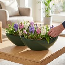 Artikel Stilvolle Schiffchen-Schale in Dunkelgrün – 39 cm – Perfekt für elegantes Servieren und Dekorieren