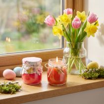 Artikel Duftkerzen im Glas Schmetterling Gold Frühling H7cm 2St Essential Shabby Chic
