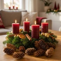 Artikel Kleine natürliche Hemlockzapfen 3-4 cm – 100 g dekorative Zapfen für Advent & DIY