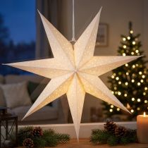 Artikel Papiersterne zur Beleuchtung für festliche Weihnachtsdekoration