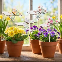 Artikel Schmetterlingsstecker im 12er-Set 29cm für Garten- und Blumentopf-Deko