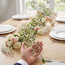 Artikel Künstliche Pflanzen-Girlande 150cm mit eleganten Blättern für Hochzeiten und Events
