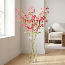 Artikel Künstlicher Blütenzweig Oncidium Orchidee 112 cm Pink Grün 3er Set