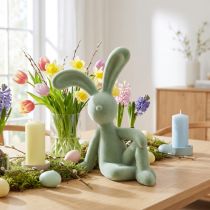 Artikel Deko Hase 38cm Salbeigrün - Frühlingshafte Figur für stilvolle Dekoration