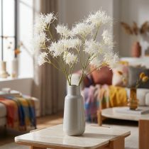 Artikel Künstlicher Deko-Zweig mit weißen Blüten für vielseitige Raumdekoration, 75 cm