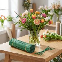 Artikel Bindestreifen mittel Grün 25cm 2er-Draht 1000 St