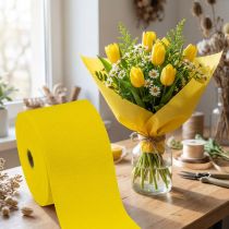 Artikel Blumenkrepp Gelb B10cm Grammatur 128g/qm L250cm 2 St