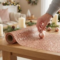 Artikel Tischläufer Weihnachten Rose Gold Tischband 48×450cm
