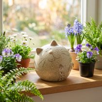 Artikel Runde Keramik Katzen Deko-Figuren für Wohnzimmer und Schlafzimmer 13 cm