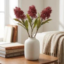 Artikel Skimmie Skimmia Japonica Kunstblumen Burgund DryLook L59cm 3St