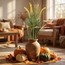 Artikel Grasbund Herbstdeko mit Dolden 84cm