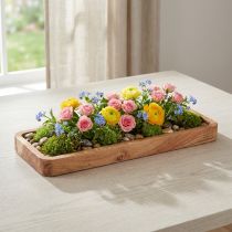 Artikel Akazienholz Deko-Tablett Natur, Natürlich & Stilvoll, 40x15cm - Ideal für Blumengeschäfte & Deko
