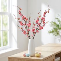 Artikel Kirschblütenzweig Kunstzweig Dekoration Dunkelrosa 96cm 2St Frühlingsdeko