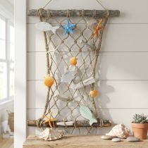 Artikel Fischernetz Deko Wanddeko Fische Maritime Deko 38x50cm