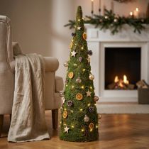 Artikel Weihnachtsbaum Moos Deko natürlich grün Ø30cm H100cm