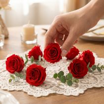 Artikel Infinity Rosen Mini Rosenköpfe Rot Ø3cm Dekoration 16 Stk kaufen