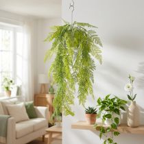 Artikel Kunststoff Hängepflanze Farn 80cm Innenbereich