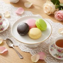 Artikel Deko Macaron Baisergebäck künstlich bunt 5cm 8St Makrone Patisserie Dekoration