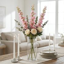 Artikel Delphinium Rittersporn künstlich Rosa 82cm 3St