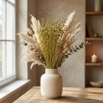 Artikel Deko Flachs Getrocknet in Olivgrün 50g – Natürliche & Nachhaltige Trockenblumen