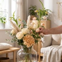 Artikel Laternenlilie Kunstblume Lilie Apricot 90cm Dekoration Floristen